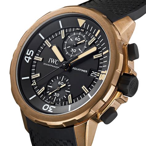 iwc aquatimer chronograph charles darwin edition|iwc aquatimer bracelets.